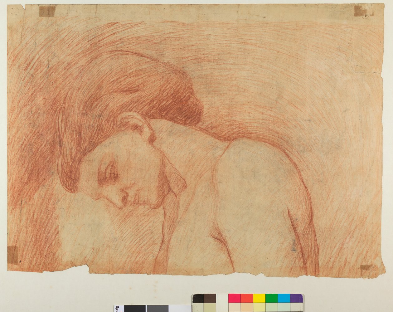 Portret van zijn vrouw, ca. 1918 door Rubaldo Merello