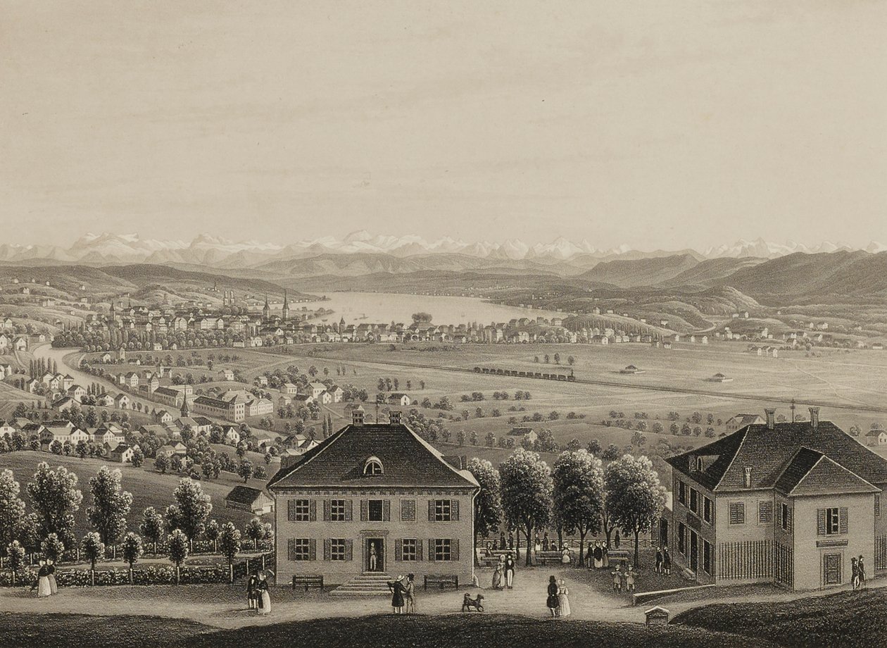 Zürich door Rudolf Dikenmann