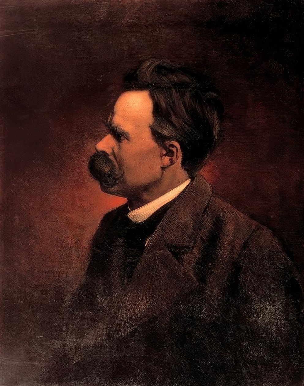 Nietzsche-portret door Rudolf Köselitz