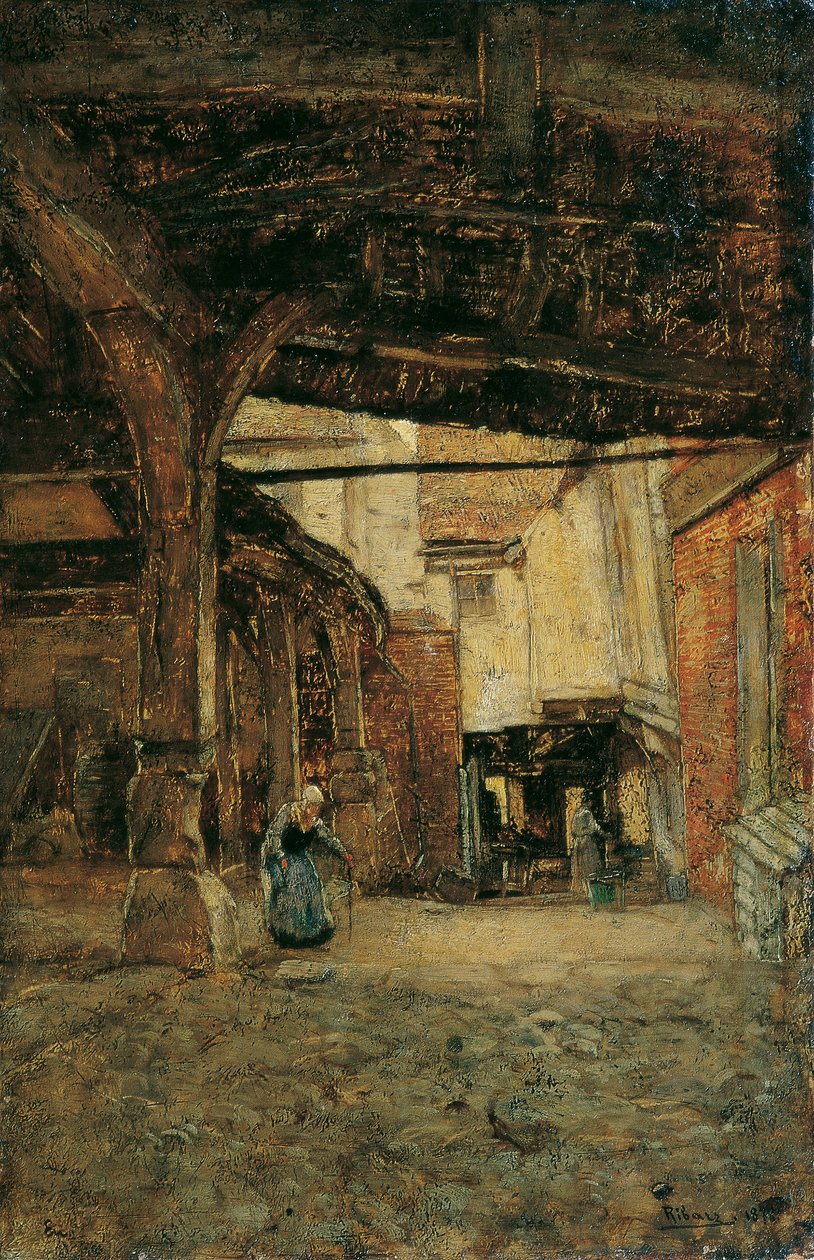 Hof door Rudolf Ribarz