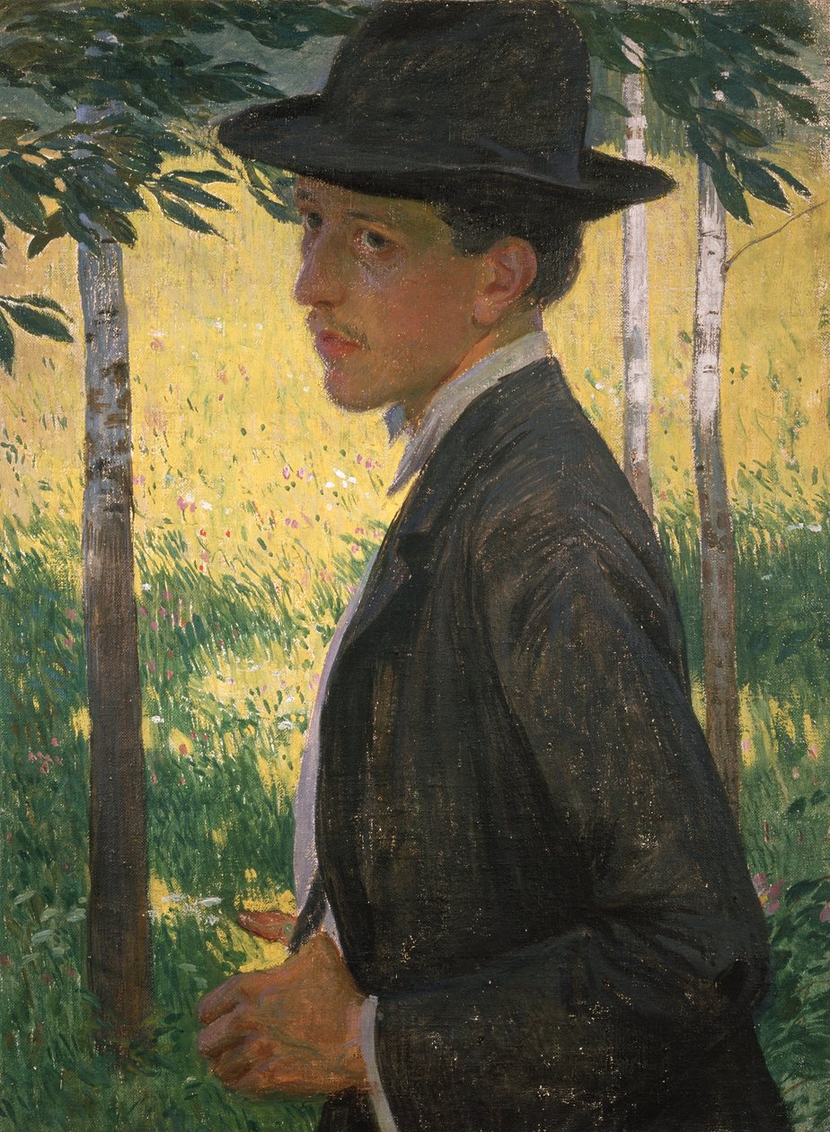 Zelfportret door Rudolf Vejrych