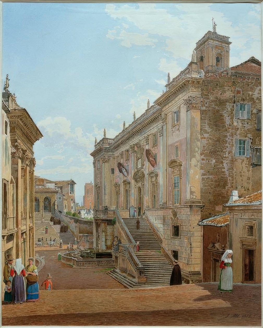 Rome (Italië) door Rudolf von Alt