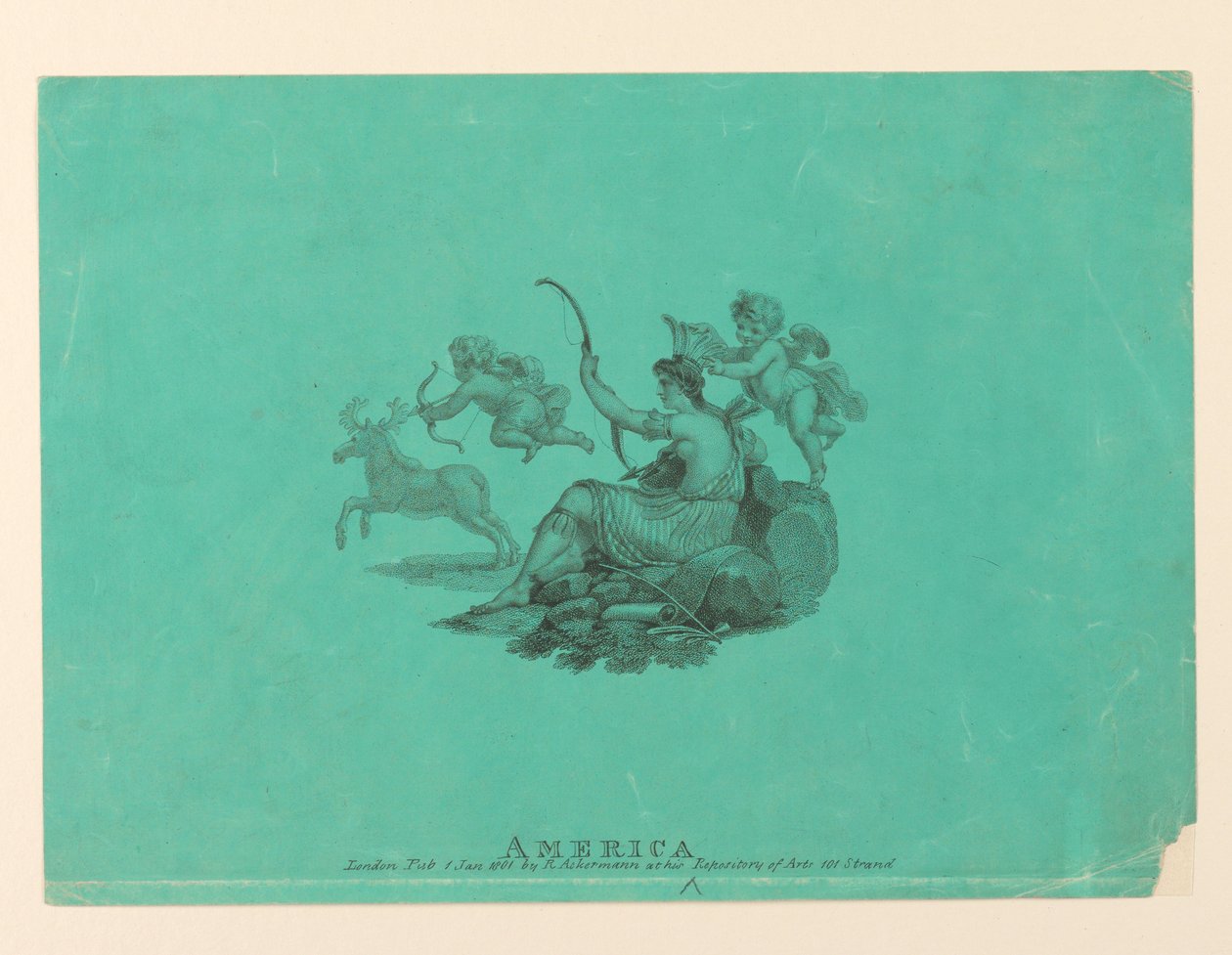 Amerika door Rudolph Ackermann