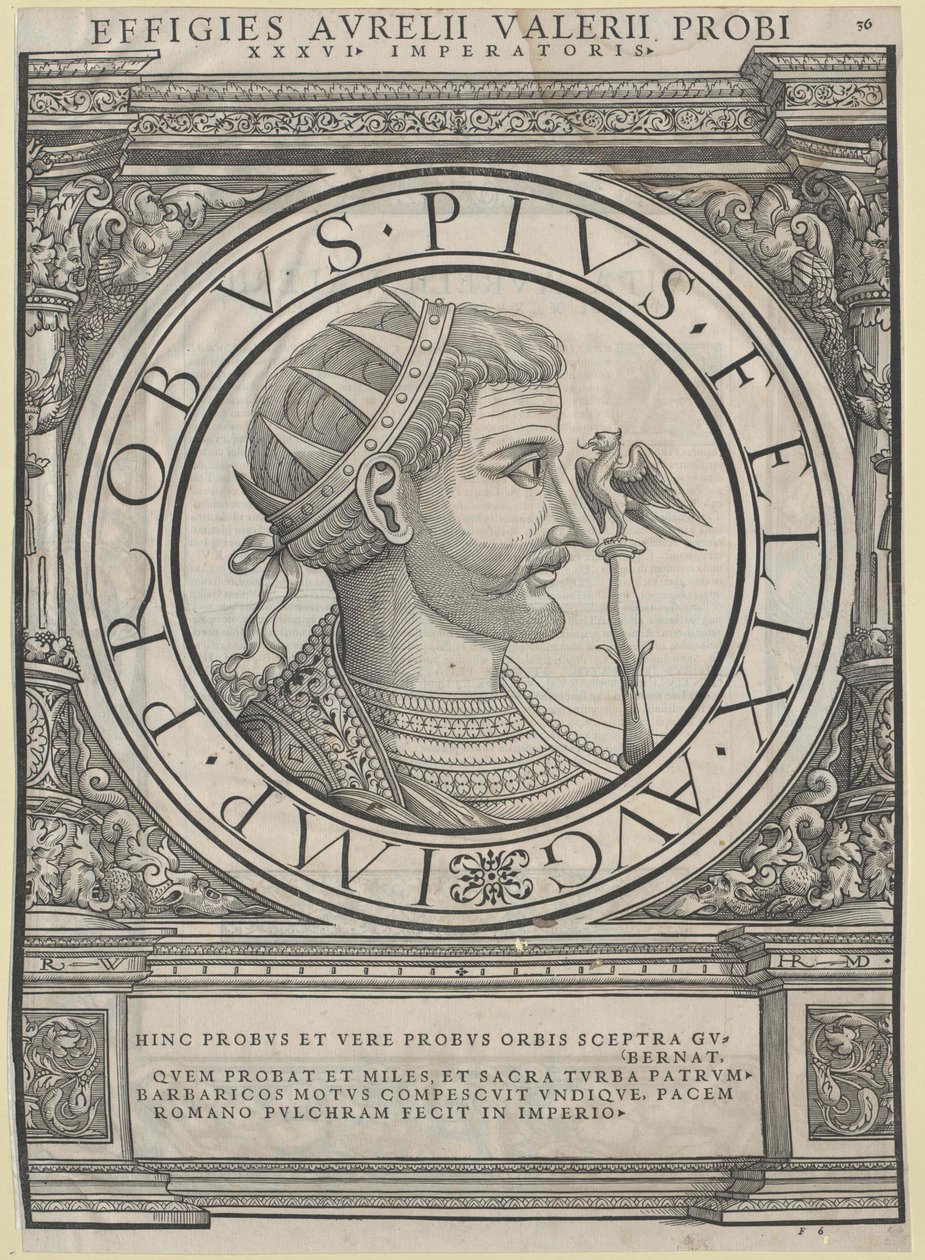 Romeinse keizer Probus door Rudolph Wyssenbach