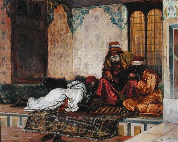 Het schaakspel door Rudolphe Ernst