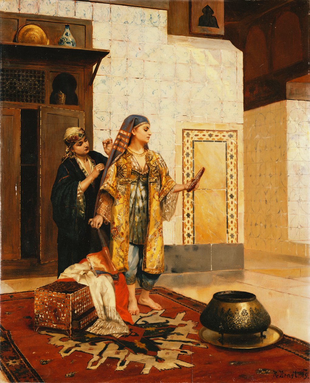Na het bad door Rudolphe Ernst