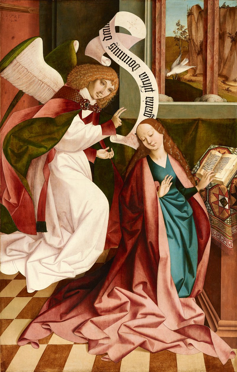 Aankondiging aan Maria door Rueland Frueauf d. Ä.