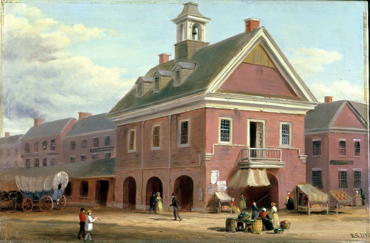 Gerechtsgebouw, Philadelphia door Russell William Thompson Smith