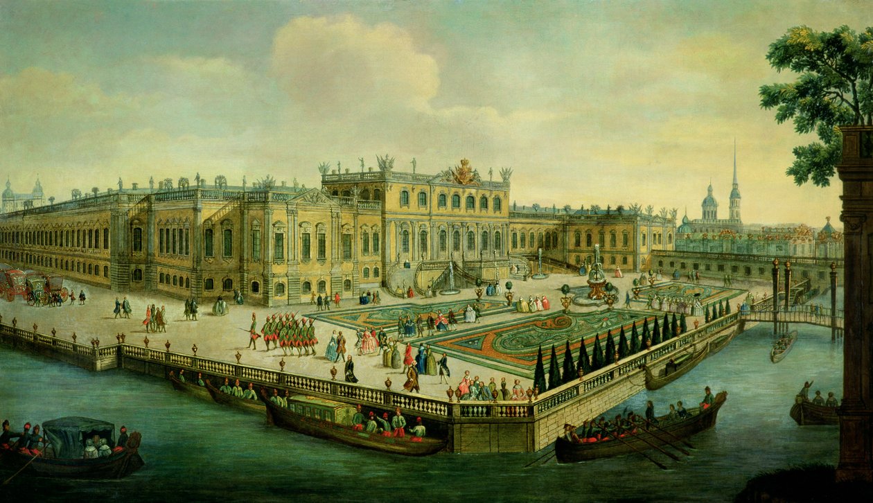 Het Zomerpaleis, Sint-Petersburg door Russian School