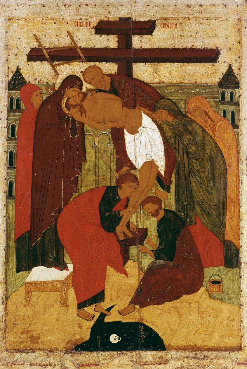 Kruisafneming, 1475-1499 door Russian School