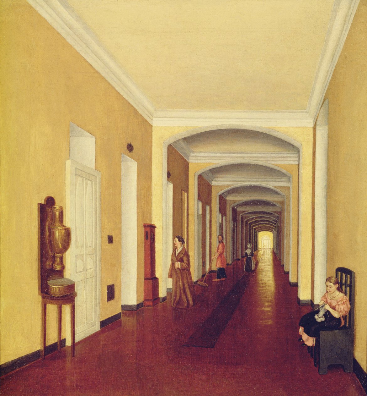 Interieur in het Golitsyn-ziekenhuis, ca. 1840 door Russian School