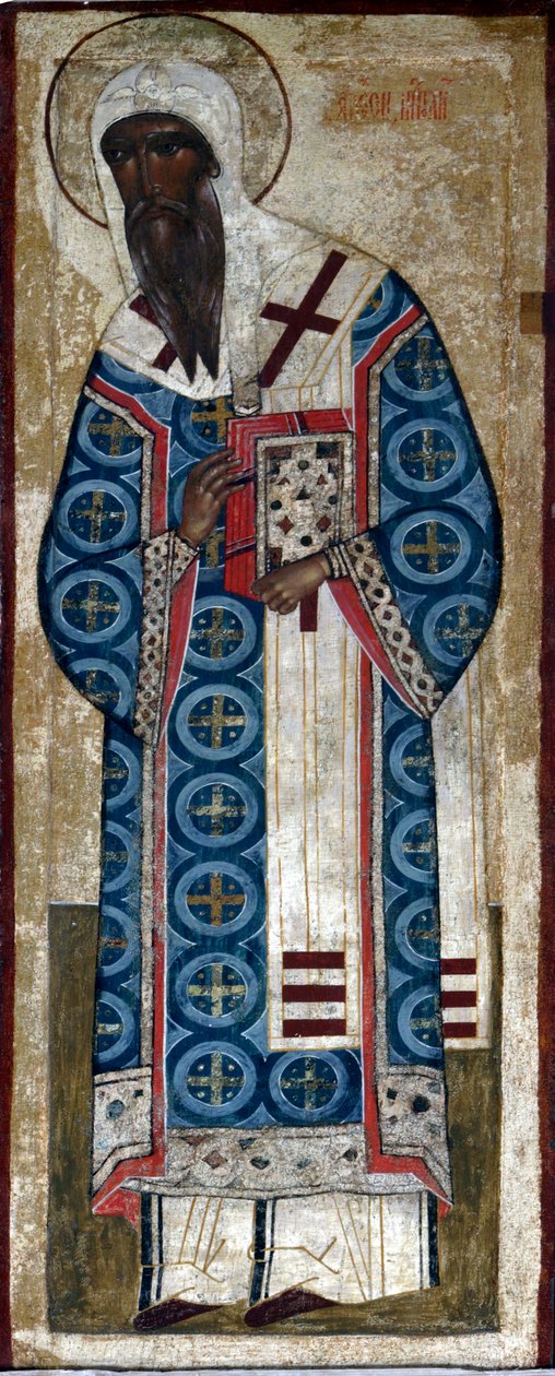 Heilige Metropolit Alexius door Russian icon.