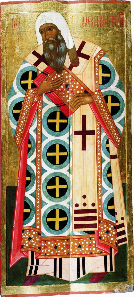 Sint Metropoliet Alexius door Russian icon.