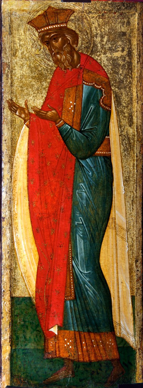 Sint Vladimir van Kiev, begin 15e eeuw door Russian icon.