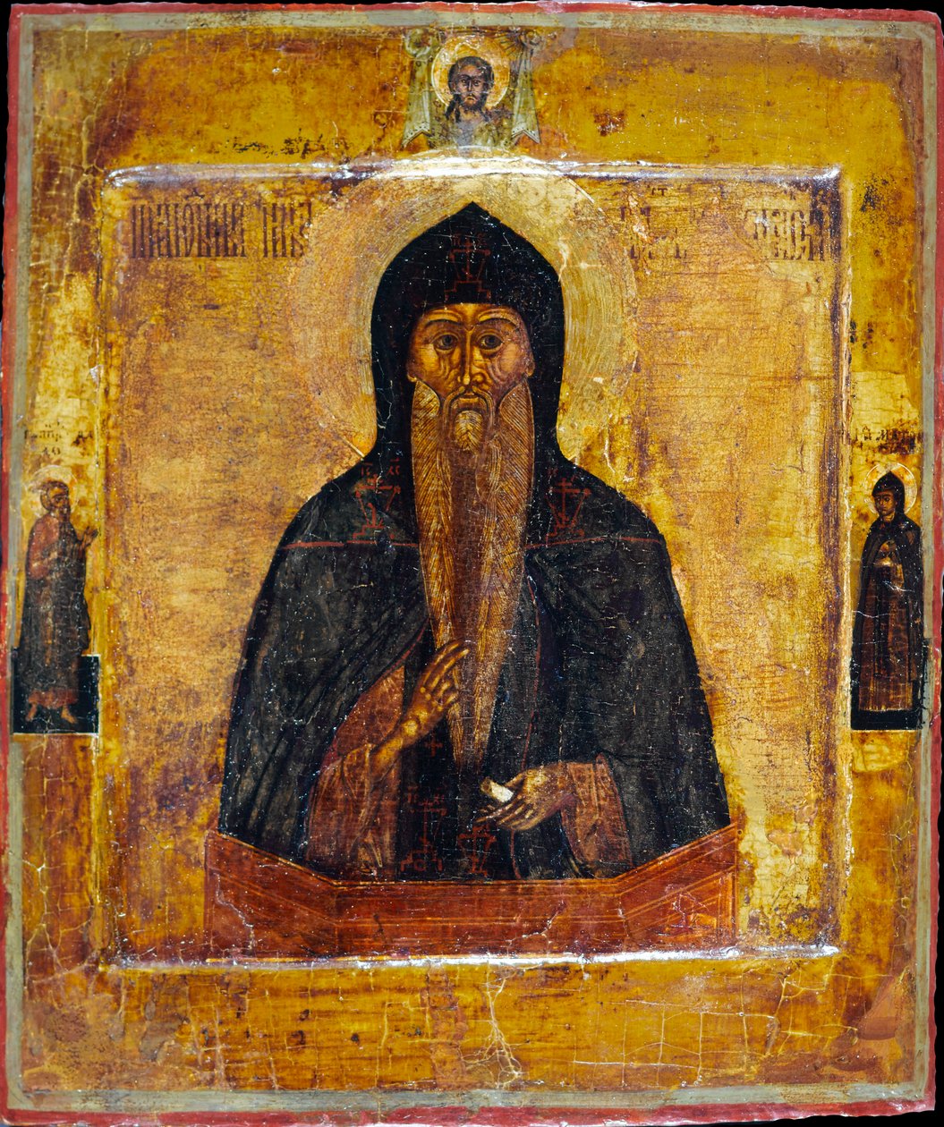 Eerbiedwaardige Nikita Stylites van Pereyaslavl door Russian icon.