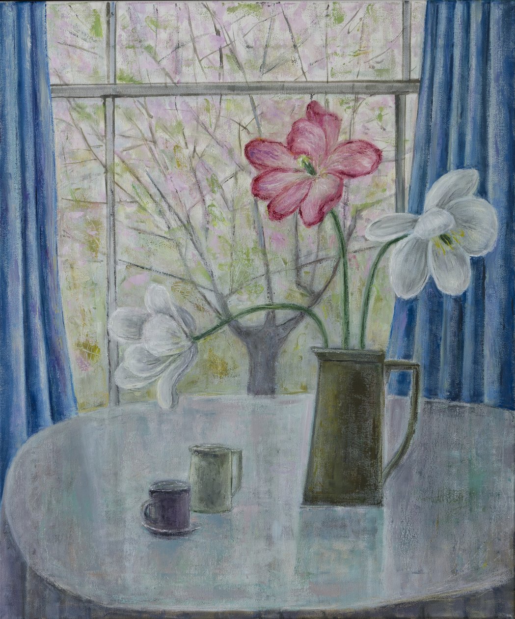 Tulpen met kersenbloesem door Ruth Addinall