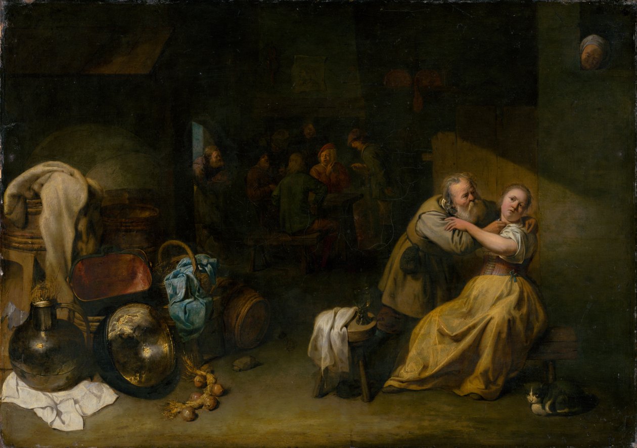 Tafereel in een taverne door Ryckaert