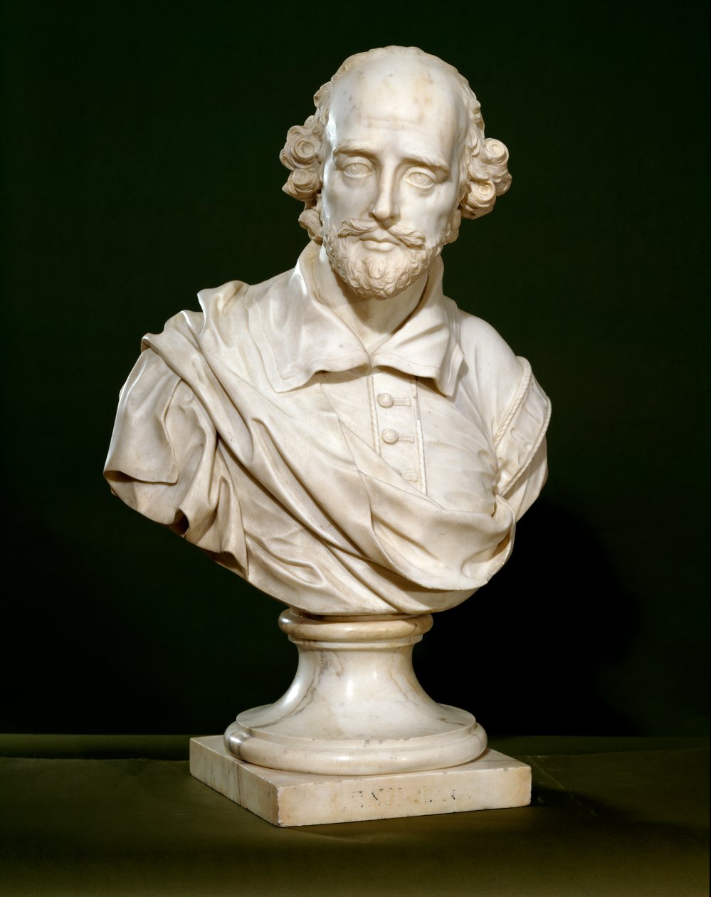 Buste van William Shakespeare, 1760 door Rysbrack