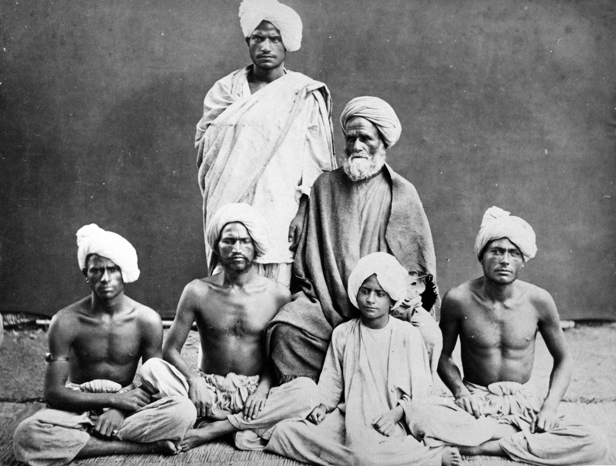 Kashmiri Bootmannen, c.1860s door S. and Shepherd, C. Bourne