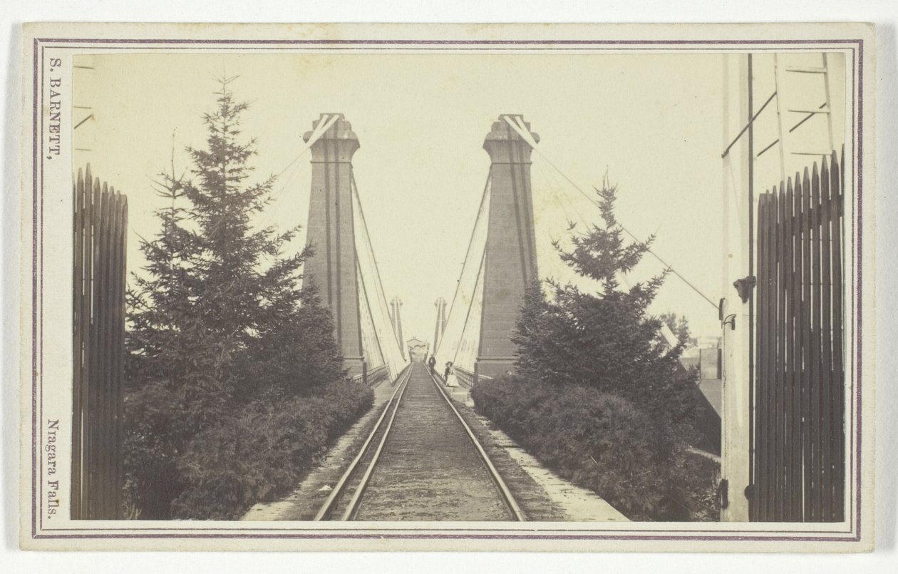 Spoorwegophangbrug, Niagara Falls door S. Barnett
