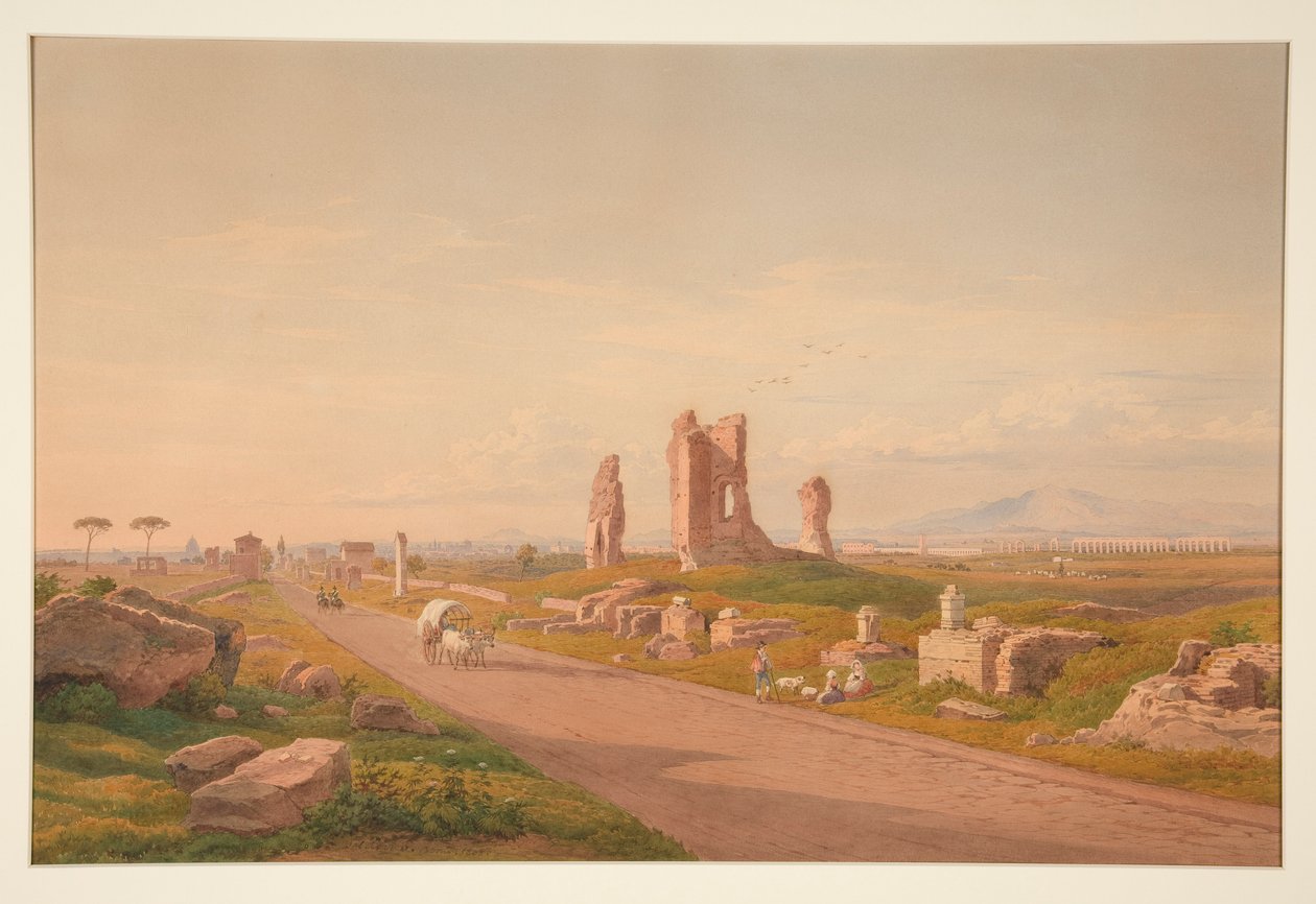 Via Appia door Salomon Corrodi
