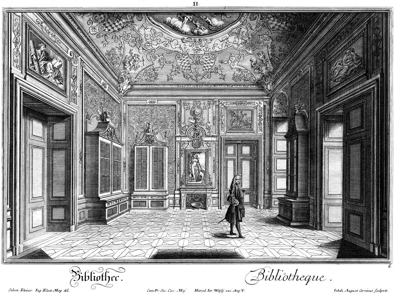 Bibliotheek door Salomon Kleiner