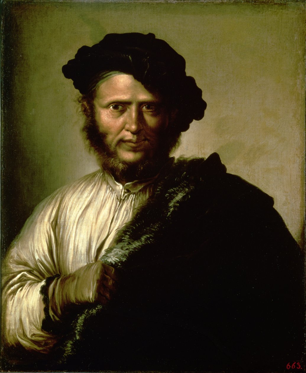Portret van een man, 1640 door Salvator Rosa
