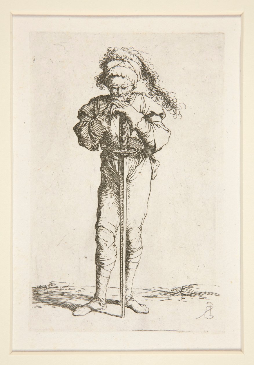 Diverse figuren (Suite) door Salvator Rosa
