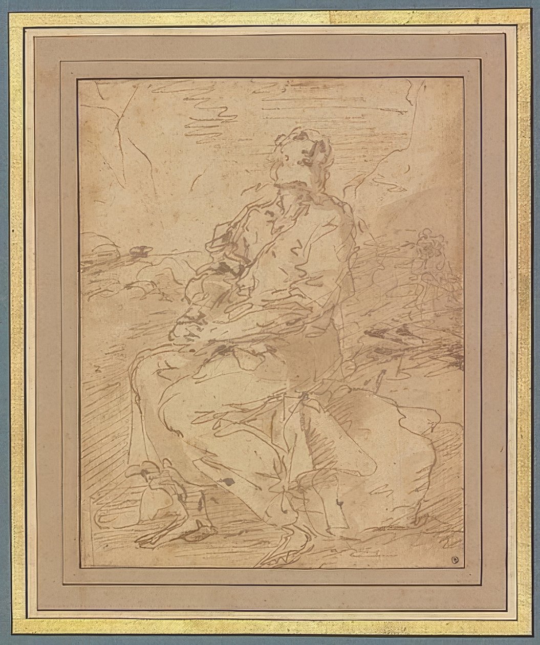 Heilige Franciscus, ontwerp door Salvator Rosa