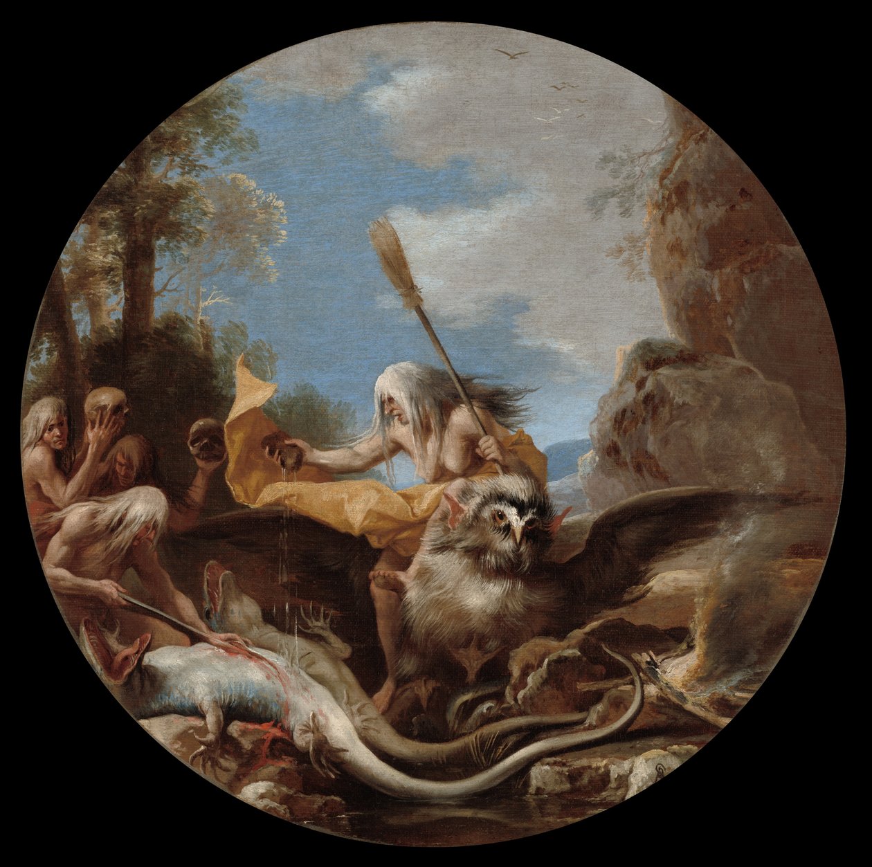 Taferelen van hekserij: Dag door Salvator Rosa