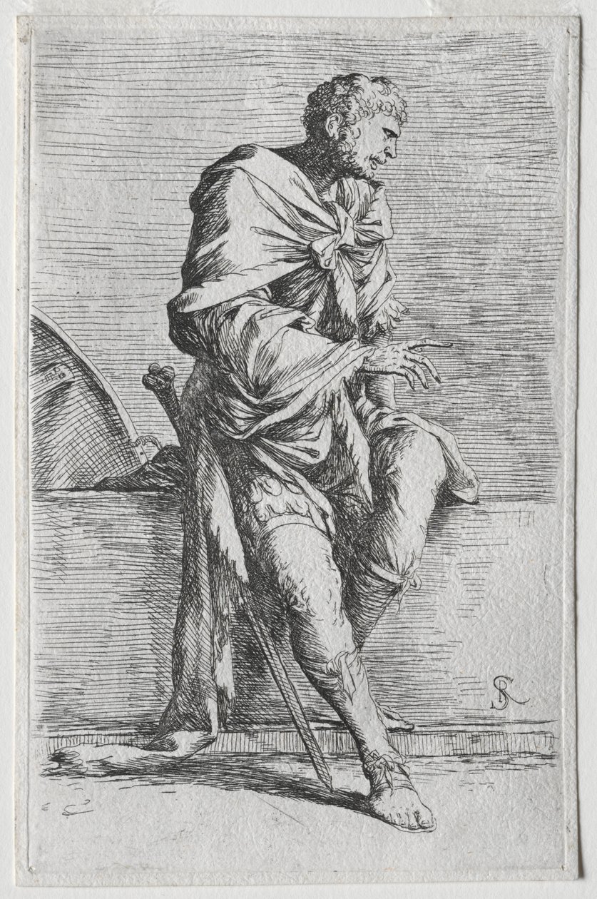De Beeldjeserie: Figurina, 1656-57 door Salvator Rosa