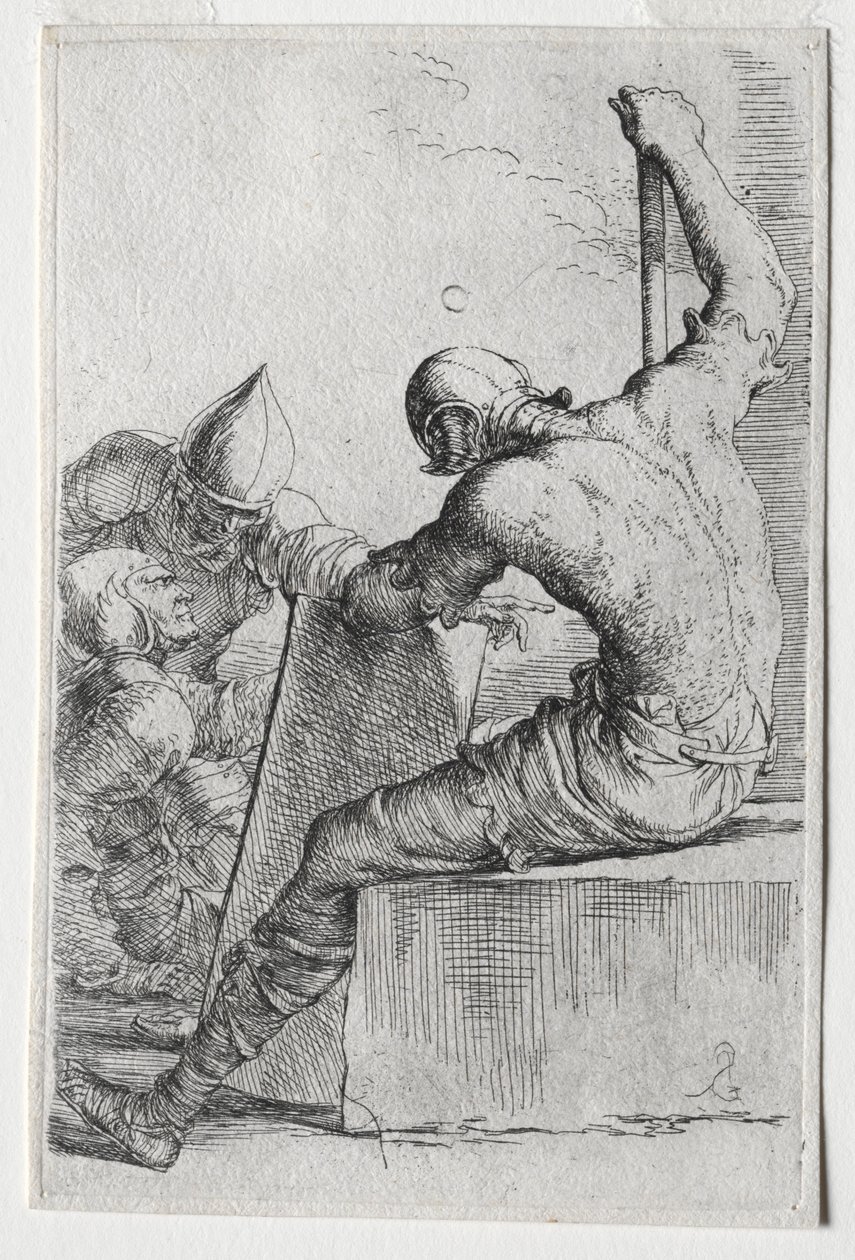 De Figurine Serie: Figurine, 1656-57 door Salvator Rosa