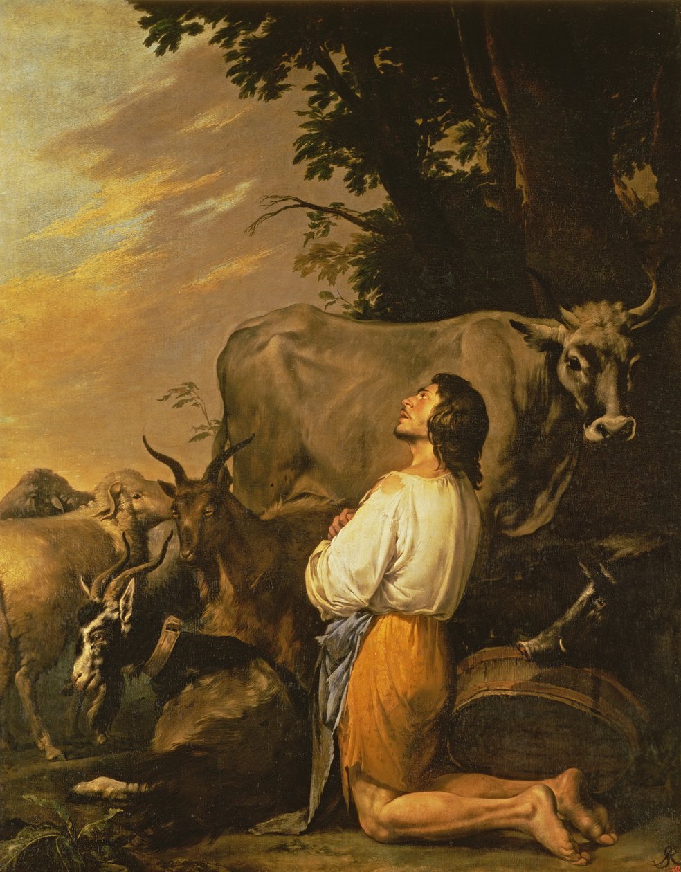 De Verloren Zoon, 1650s door Salvator Rosa