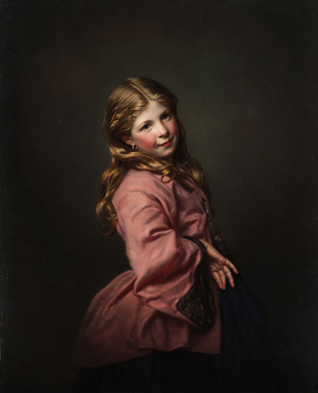 Het kokette kleine meisje door Samuel Baruch Halle
