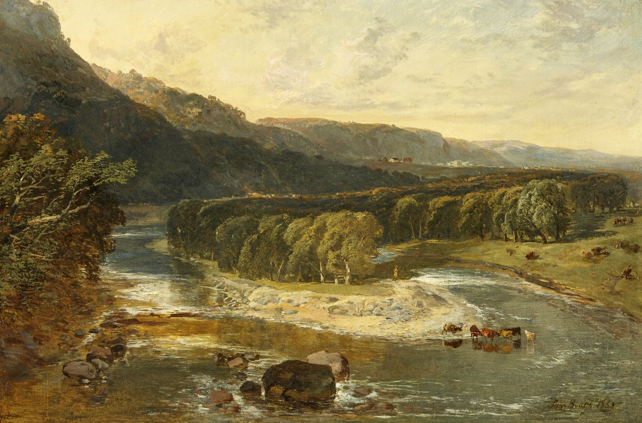 Bocht van de Rivier door Samuel Bough