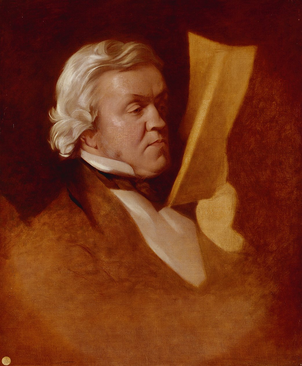 William Makepeace Thackeray, ca. 1864 door Samuel Laurence