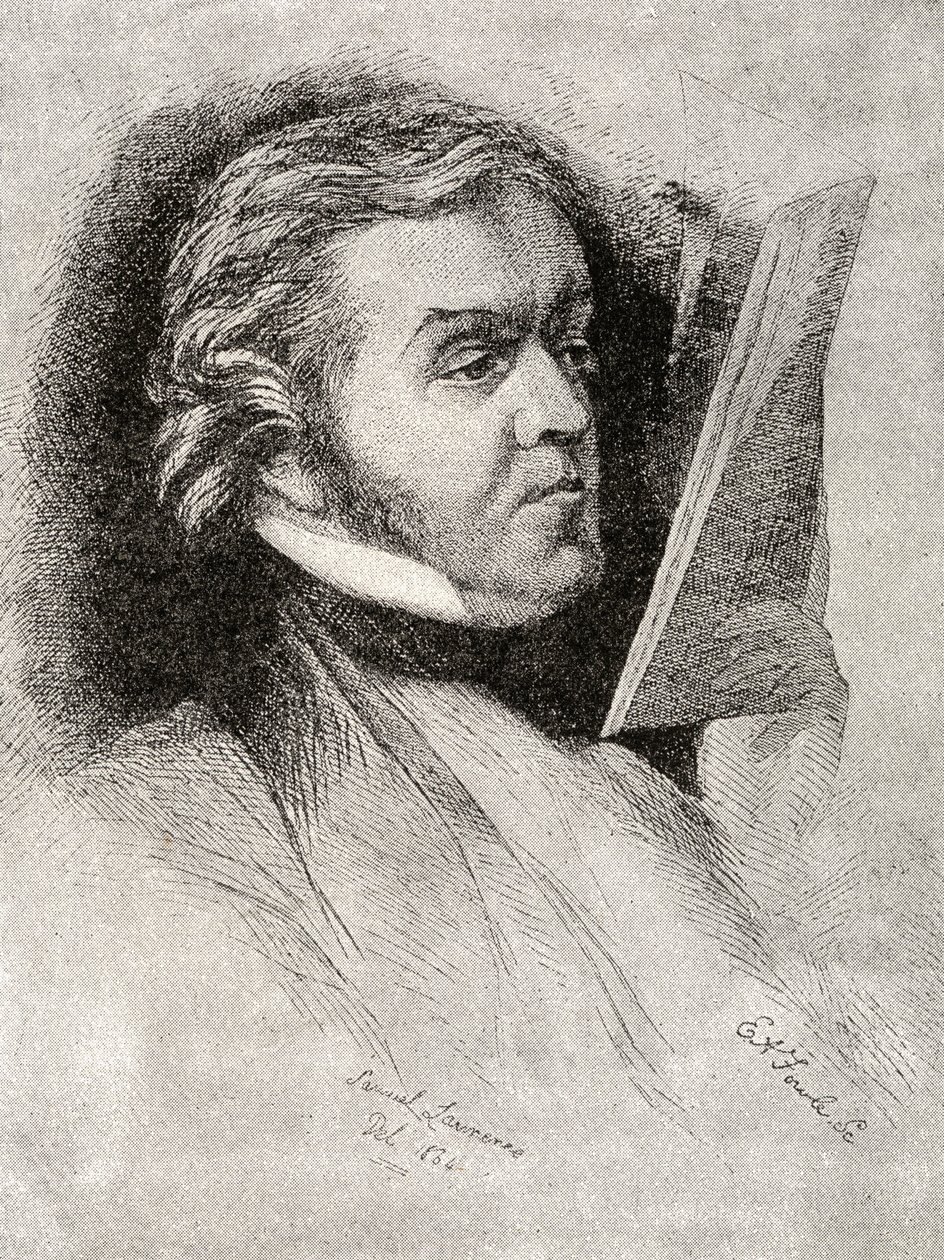 William Makepeace Thackeray door Samuel Lawrence