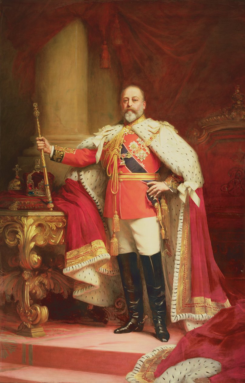 Koning Edward VII, 1902 door Samuel Luke Fildes