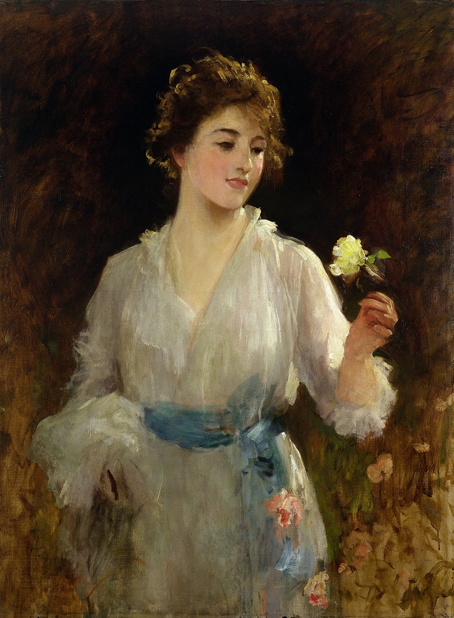 De Gele Roos door Samuel Luke Fildes