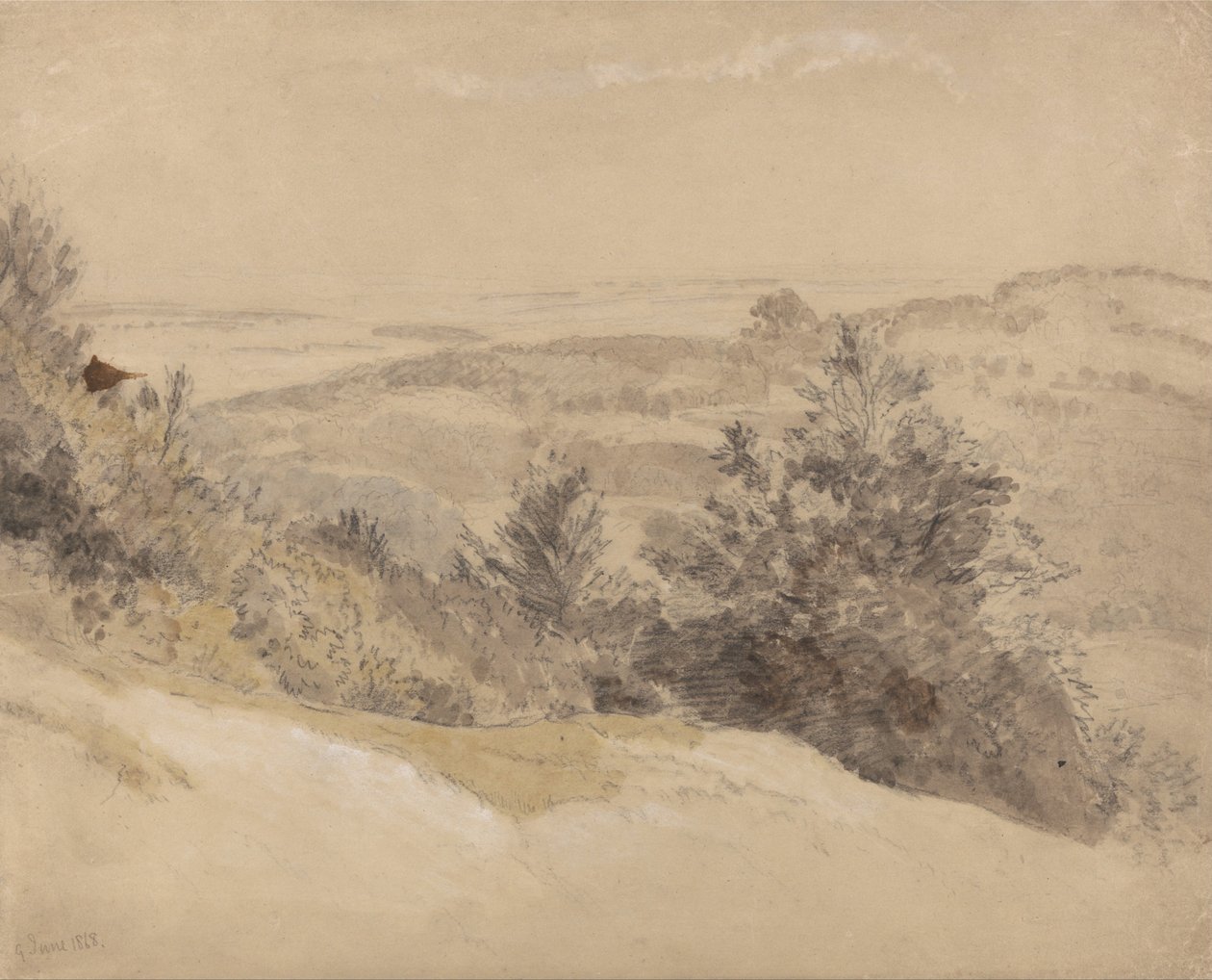 Boxhill door Samuel Palmer