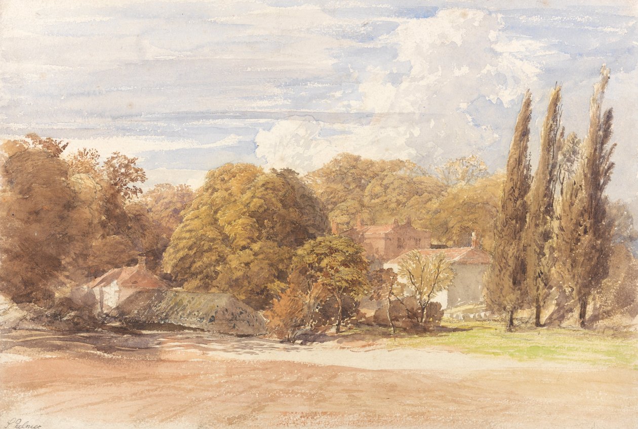 Kensington Gardens door Samuel Palmer