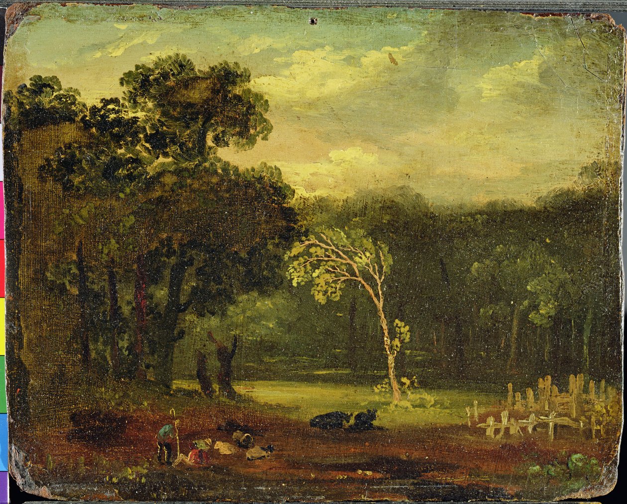 Schets uit de natuur in Sion Park, 1819 door Samuel Palmer