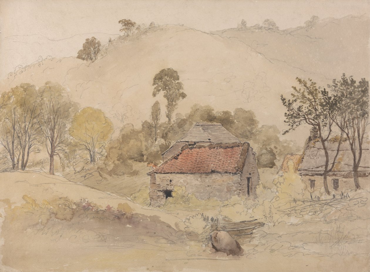 De Schuren door Samuel Palmer