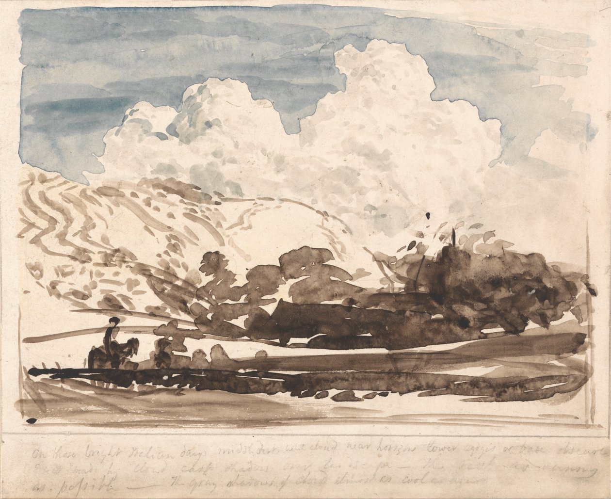 De Heldere Wolk door Samuel Palmer