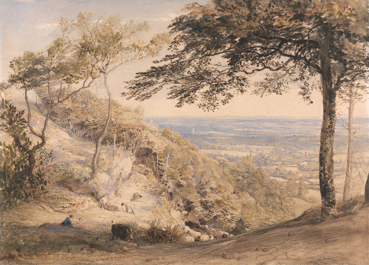 Wilmots Hill, Kent door Samuel Palmer