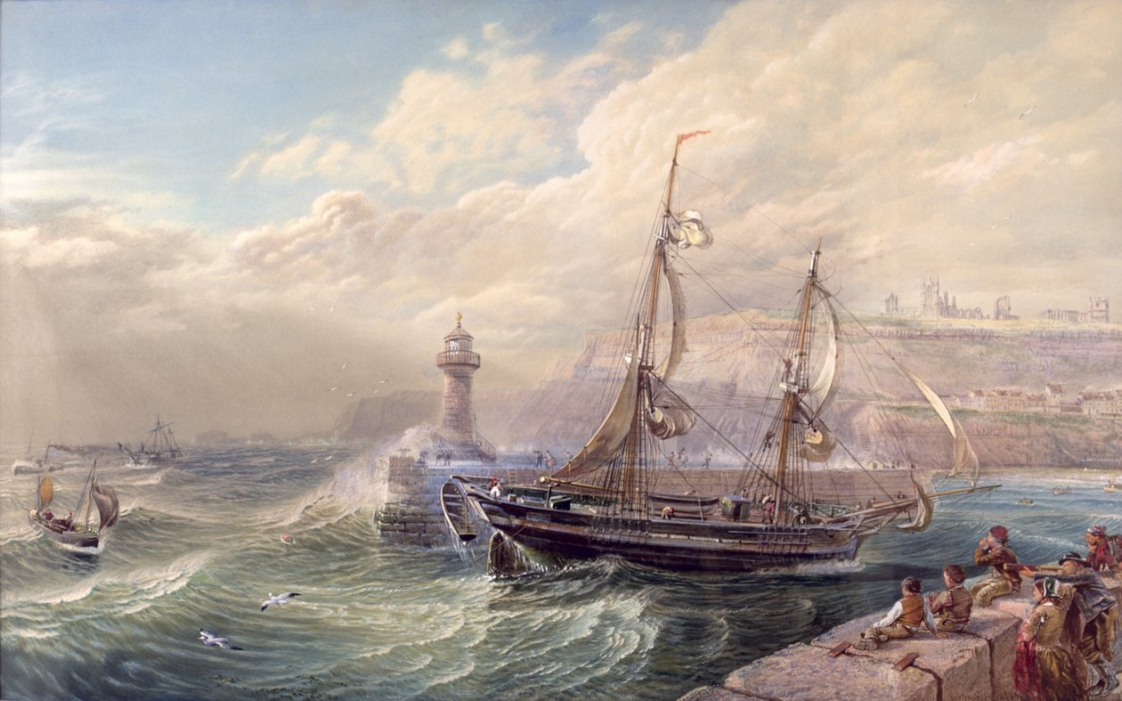 Whitby, 1883 door Samuel Phillips Jackson