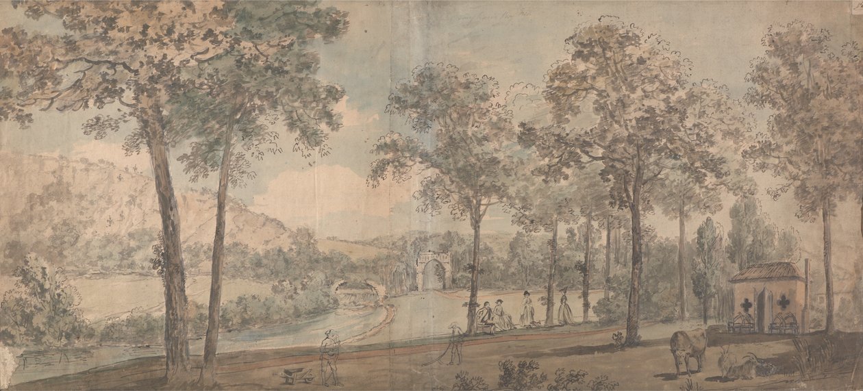 Mr. Vaughans, Boys Hill, Dorset door Samuel Scott