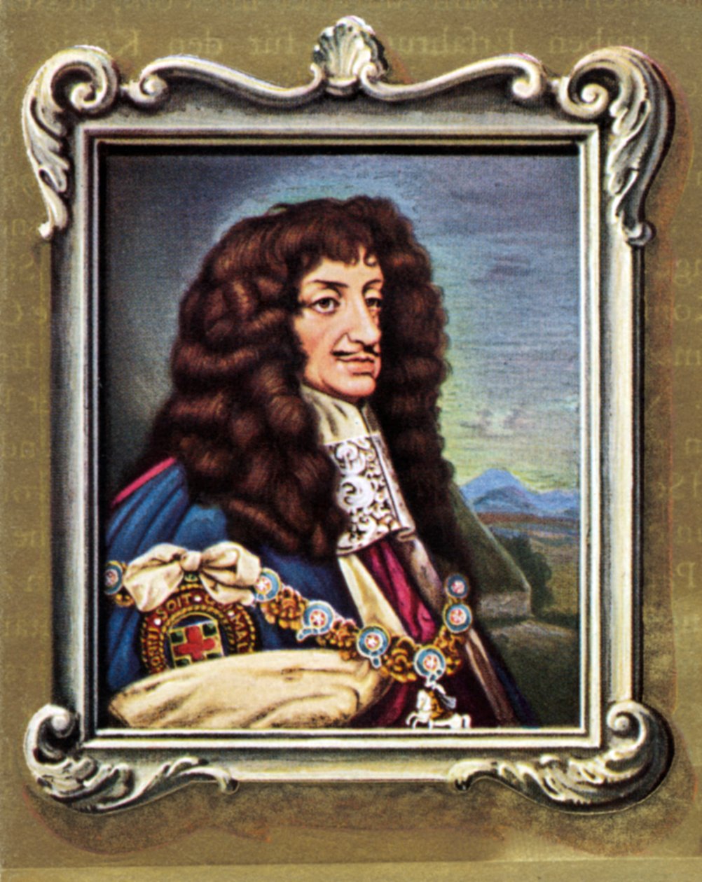 Portret van Karel II door Samuel (after) Cooper