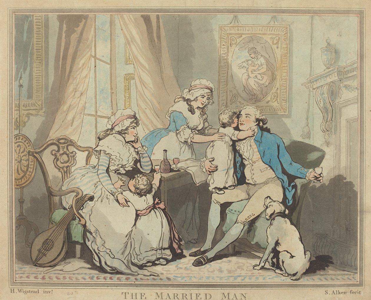 De getrouwde man door Samuel Alken
