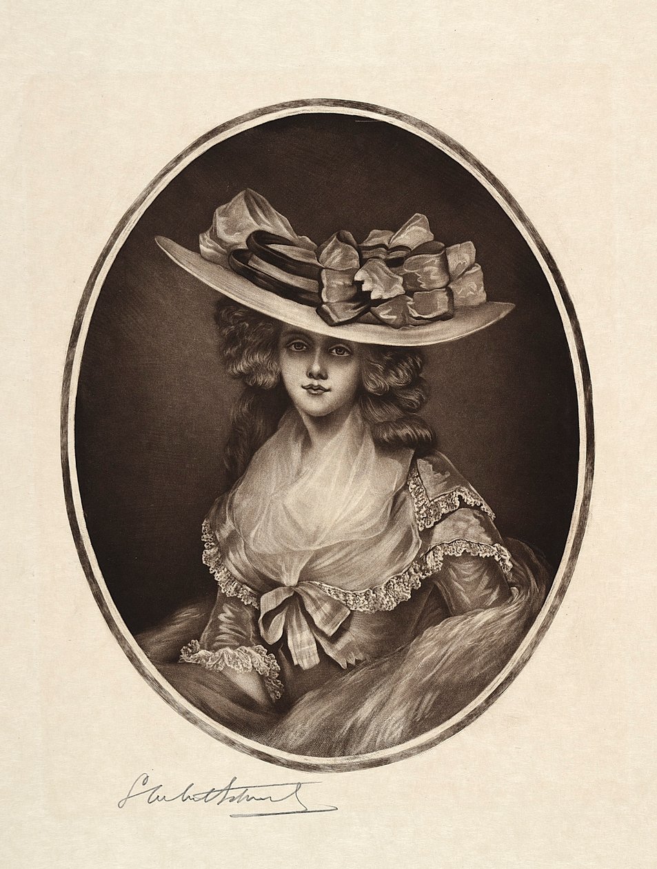 Mevrouw Benwell, 19e-20e eeuw door Samuel Arlent Edwards